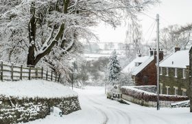 North York Moors Snow Scene At Danby Village 1 Of 1 5